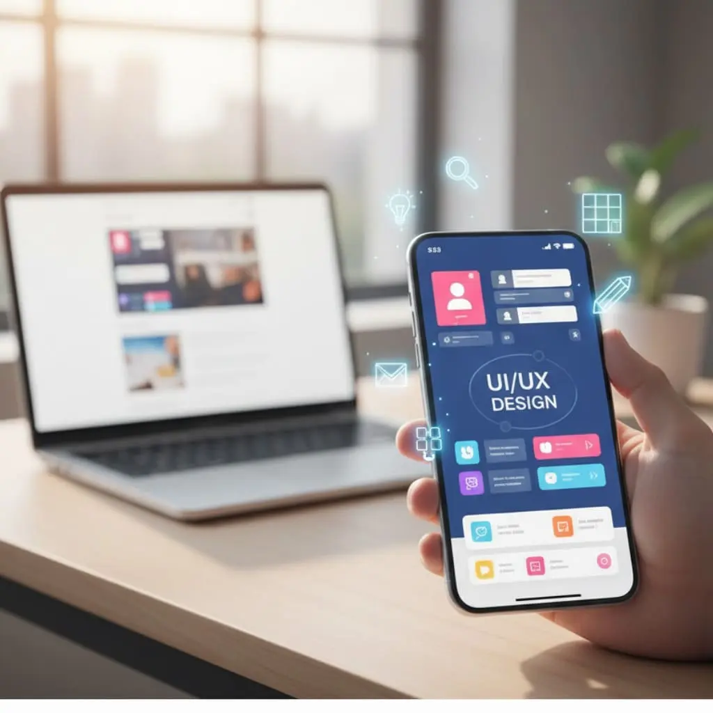 Intuitive UI/UX design creating seamless and engaging user experiences